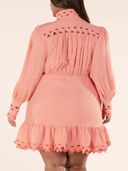 Pretty in Pink Dress - Plus Size (20% off)