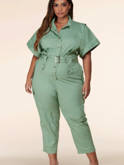 Out and About Jumpsuit - Plus Size (20% off)